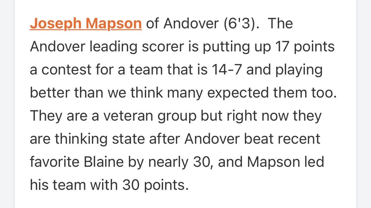 Andover Hoops tweet media