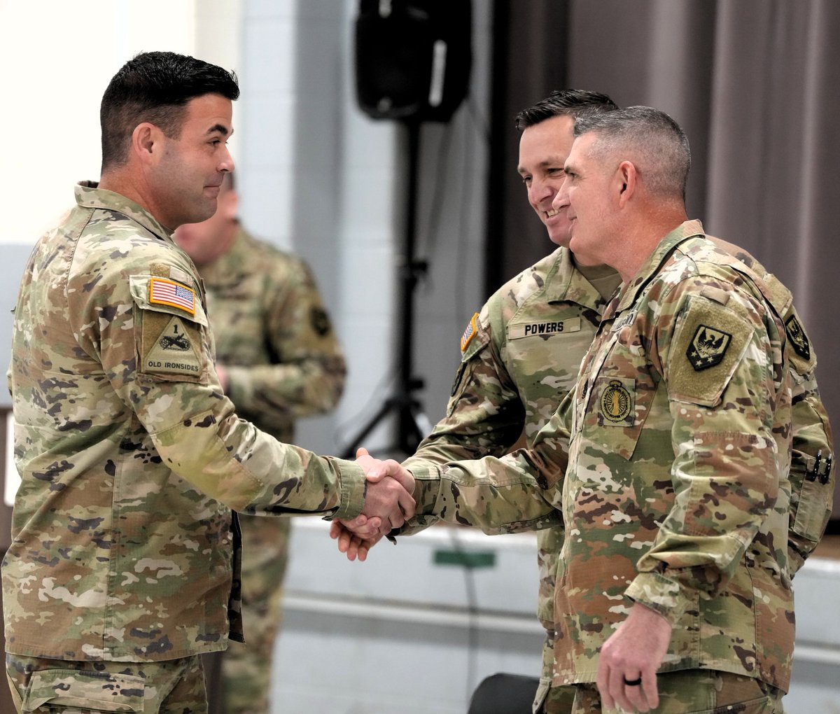 Missouri_NG's tweet image. The 110th MEB held a Change of Responsibility ceremony as CSM Lawrence Welty relinquished responsibility to CSM Derrick Allen.

Allen joins from 1-129 FA. Welty later retired after more than 30 years of service.

Congratulations to both leaders! #MoGuard
