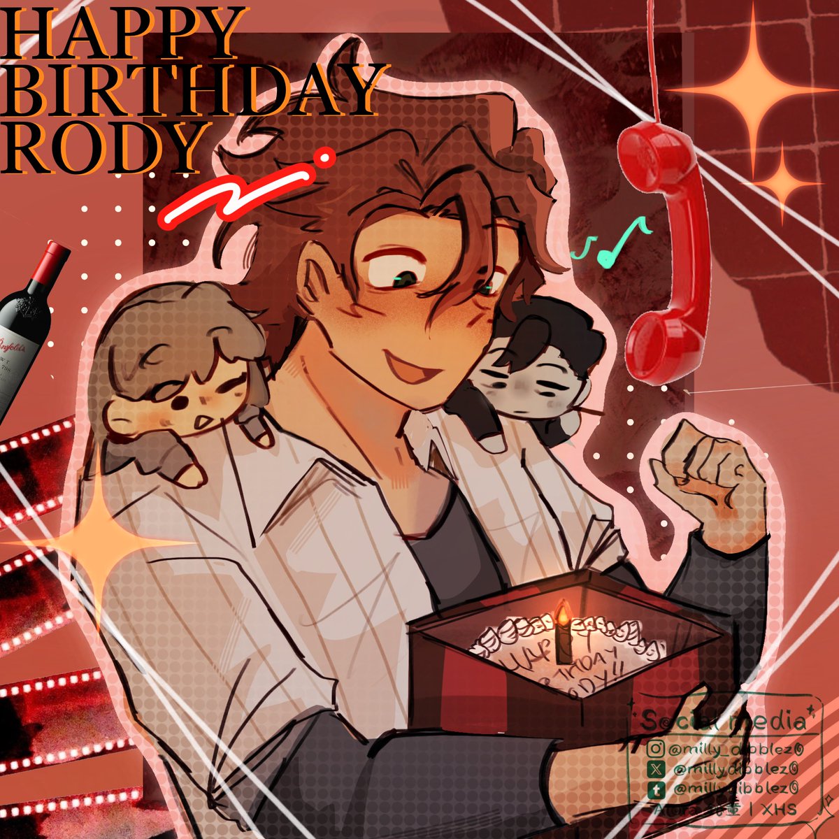 Happy birthday Rody~🎂
#deadplatefanart #deadplate #studioinvestigrave #rody