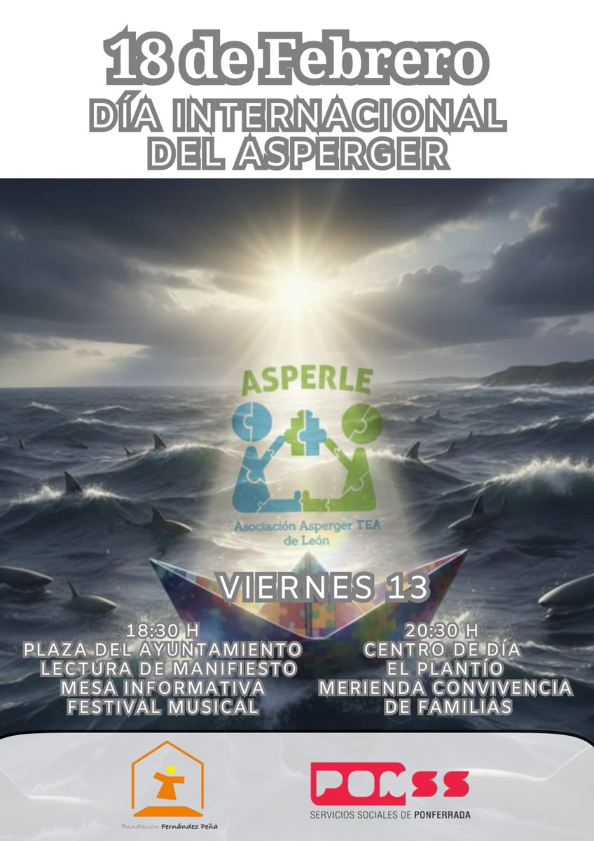 MoralaMarco's tweet photo. He asistido junto con otros miembros de la corporación municipal a los actos organizados por la  Asociación Asperger TEA de León con motivo del día internacional del Asperger que se celebra el próximo 18 de febrero. https://t.co/pc8vAGqeZ0