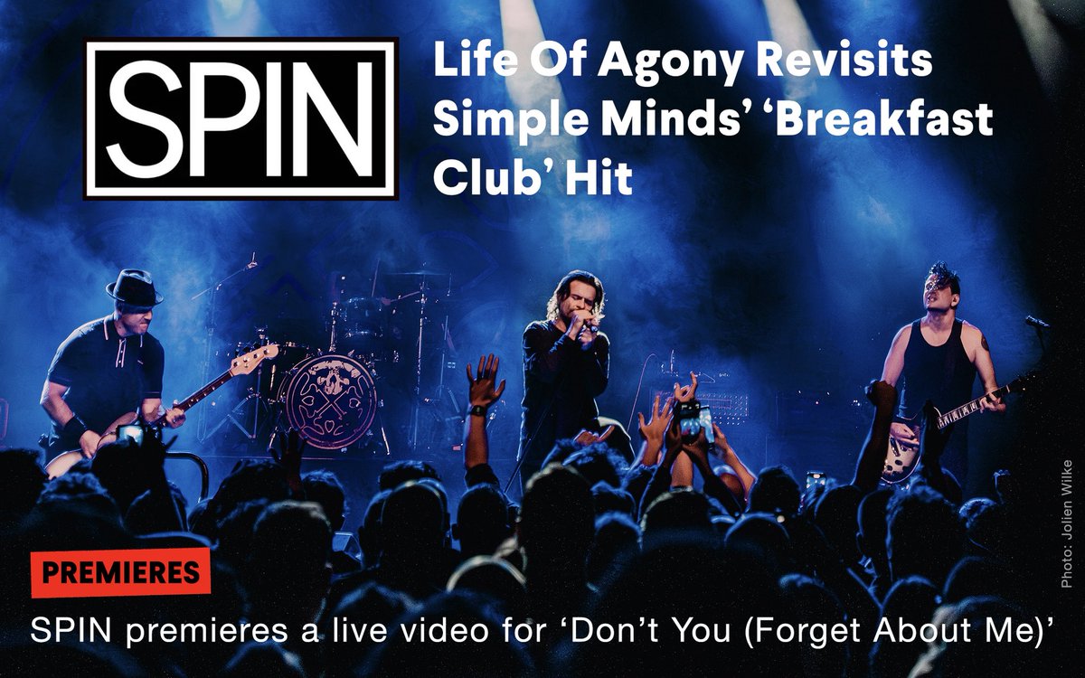 .<a href="/SPIN/">SPIN</a> premiered our new music video for ‘Don’t You (Forget About Me)’ LIVE spin.com/2026/02/life-o… #lifeofagony #simpleminds #thebreakfastclub