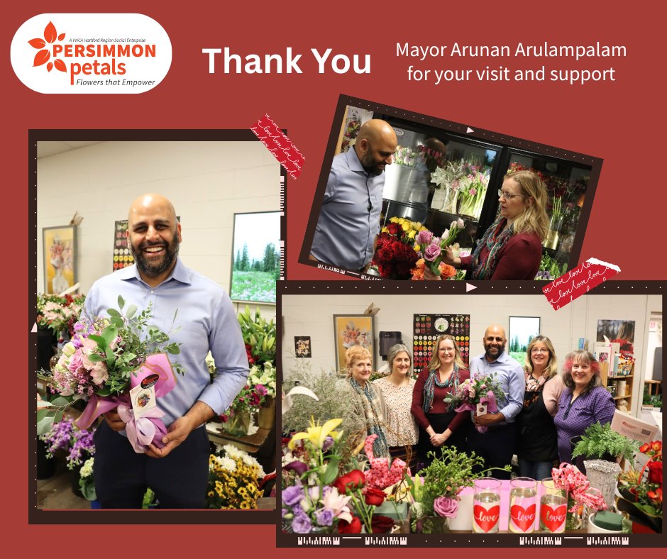 Thank you to Hartford City Mayor Arulampalam for visiting and supporting local for Valentine’s Day! We’re honored you chose to have bouquet made by one of our award-winning florists. Your support means so much to our small business and our community. #ShopLocal #ValentinesDay