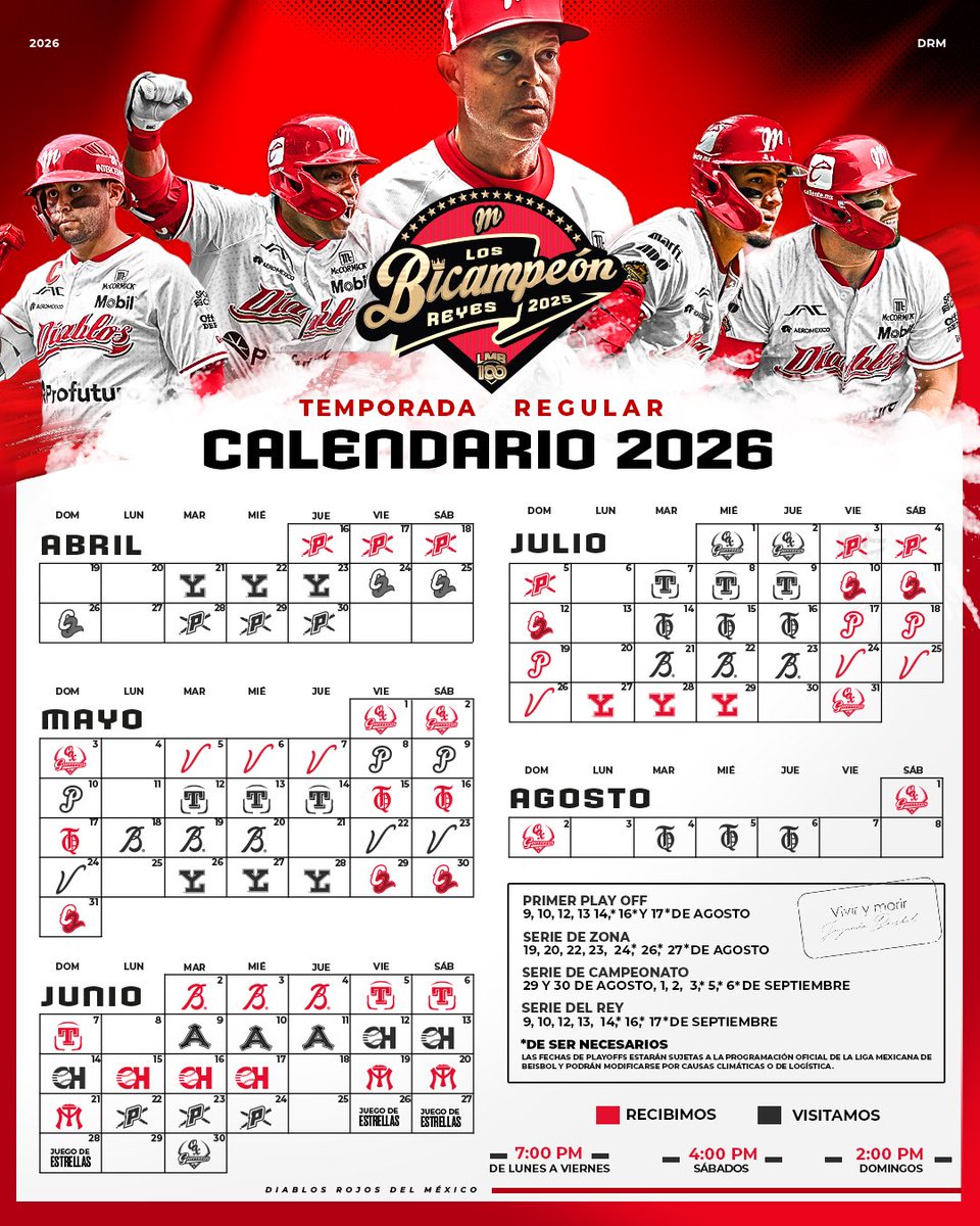 ¿Habrá alguna forma de que cambien las series de fin de semana contra lo alguna vez fueron los Tigres y que hoy son una broma de muy mal gusto o a los Guerreros de Oaxaca para que pongan en su lugar a los Leones de Yucatán y pueda ver a <a href="/angie_GarciaT/">𝔸𝕟𝕘𝕚𝕖 𝔾𝕒𝕣𝕔𝕚́𝕒 ⚾</a>?

De cuates, Diablos Rojos