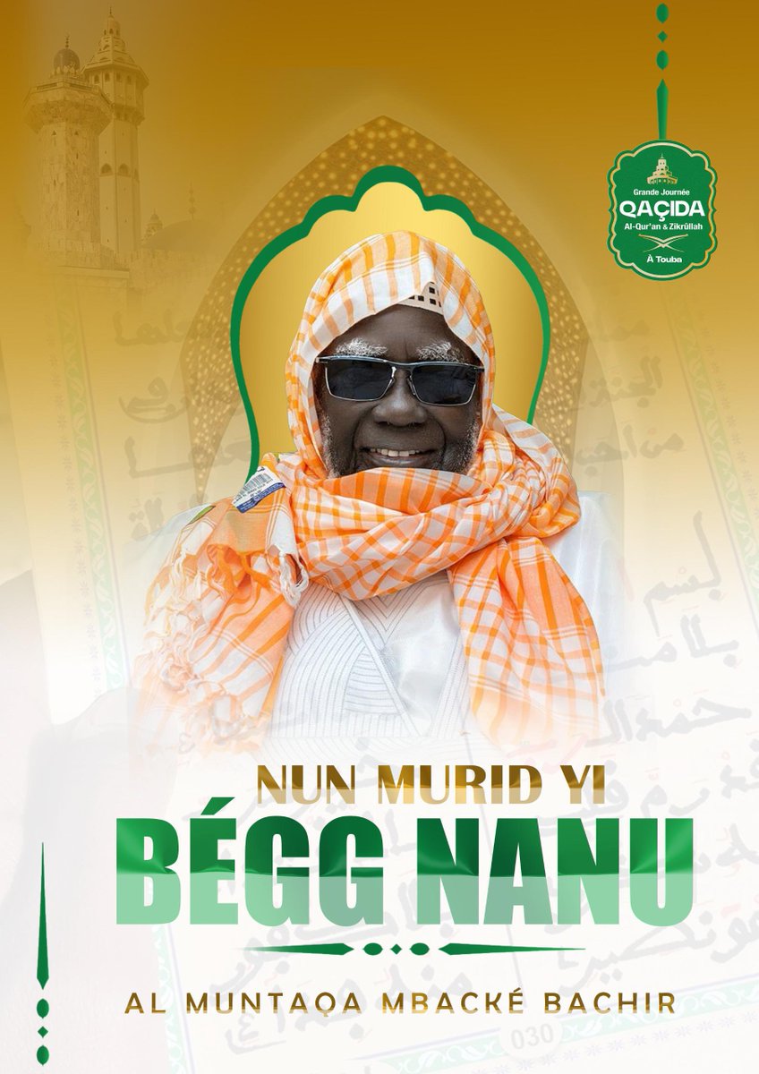 Jërëjëf Sëriñ Muntaqaa Mbàkke ❤️: le tweet