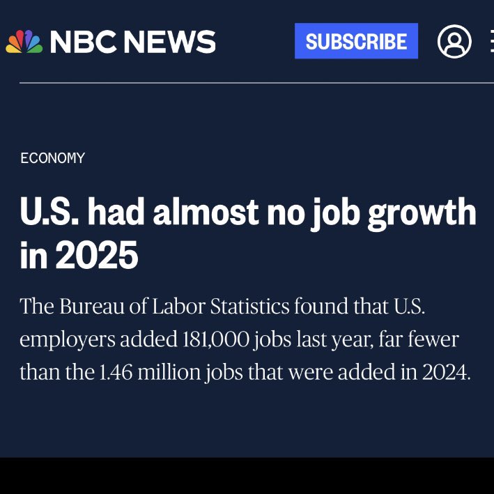 ChrisVanHollen's tweet image. Trump’s 1st year in office had the worst job growth this decade, excluding COVID.

In that same year, the 1% got a TRILLION dollars in tax cuts, the Trump family got $1.4 BILLION richer, &amp;amp; Americans paid $192 BILLION in tariff-related costs.

Working people are getting fleeced.…