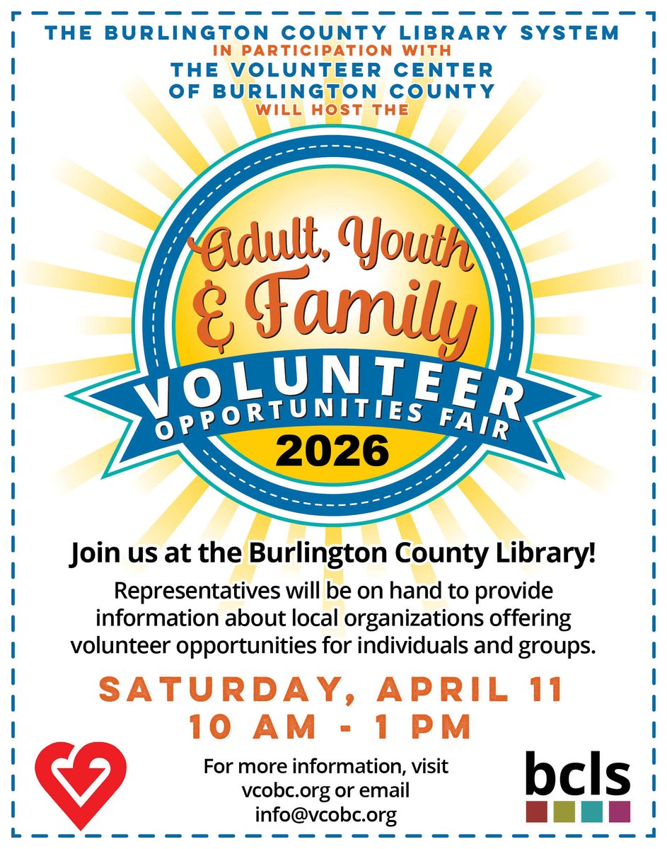 Volunteer Center of Burlington County tweet media