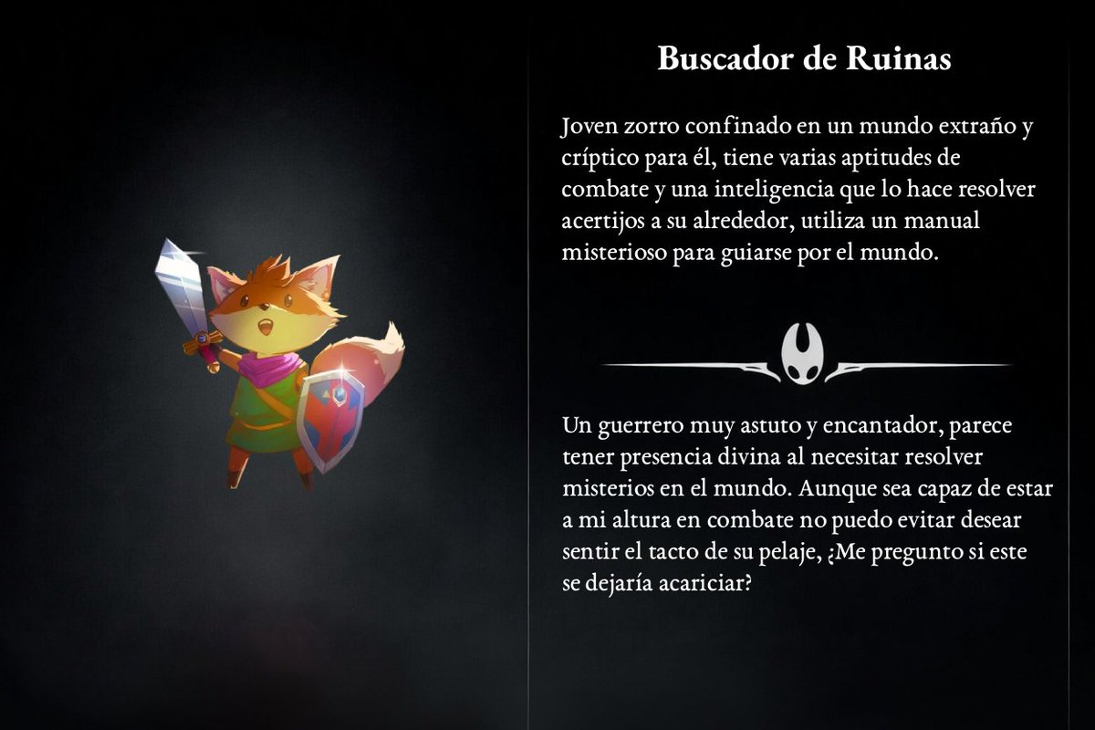 KaineLex1G18's tweet photo. Diario de Cazador escrito por Hornet si registra a sus compañeros en Indie Cross (Parte 3) #Indiegames #indiecross #hollowkinghtsilksong #undertale #tunicgame #neonwhite #hades https://t.co/4ZQIRKqOq6