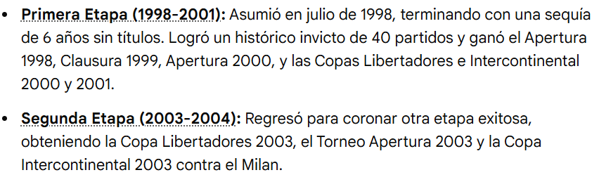 La primera fue histórica
La segunda fue épica 

Carlos Bianchi en Boca. No lo comparen más con nadie.