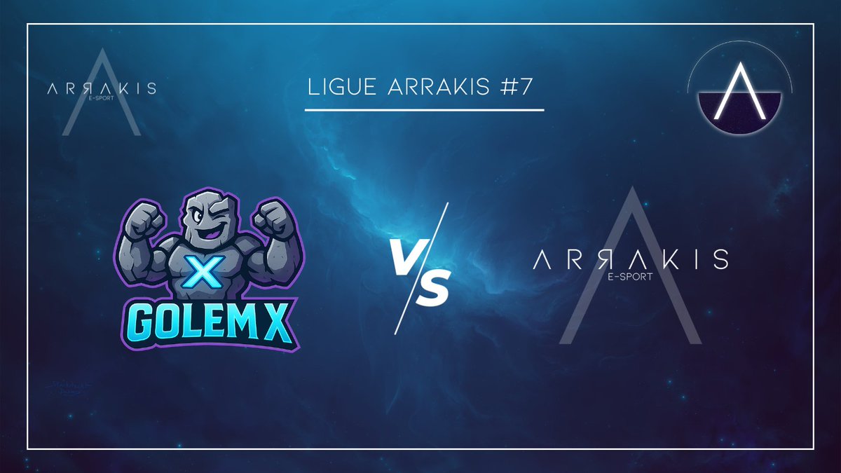 💫 LIGUE ARRAKIS #7 💫

C’est parti pour le premier match de ligue pour
Arrakis 🆚 GolemX

Un affrontement interne qui promet 🔥

🎛️ Régie : @onlynyze
🎙️ Casteurs : <a href="/_aokeur/">Aokeur</a> &amp; @dreyk4ster

#LigueArrakis #ARKWIN #LeagueOfLegends