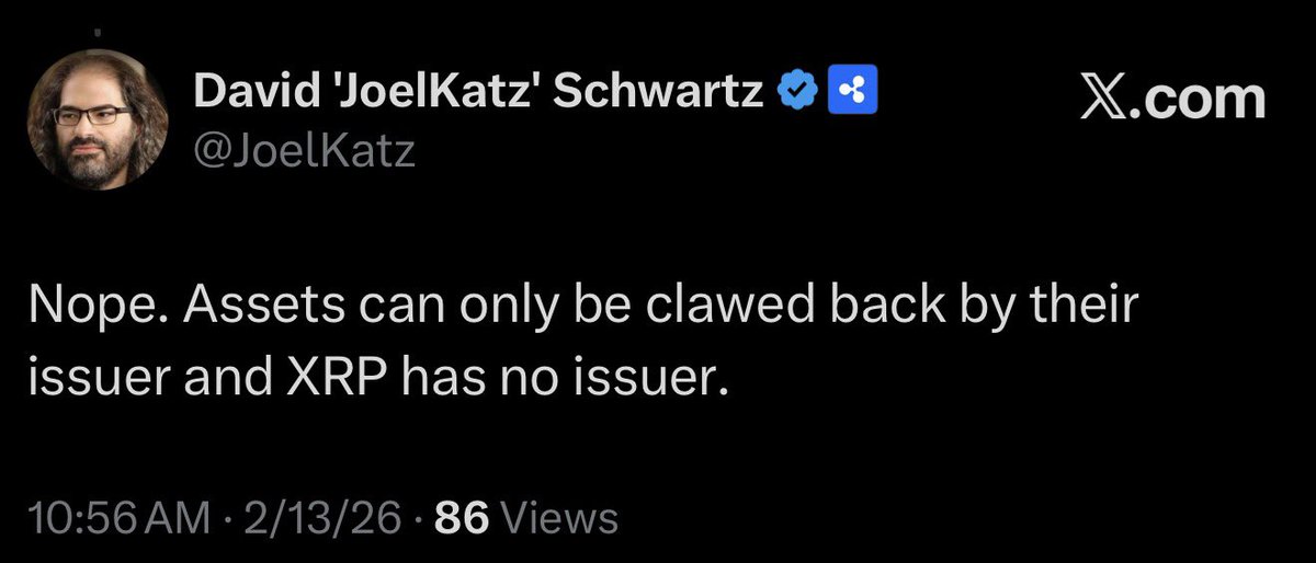 No, XRP cannot be clawed back. 

XRP has no issuer it’s the native XRPL asset, fixed supply since genesis. Clawback only works on issued tokens 

David Schwartz (<a href="/JoelKatz/">David 'JoelKatz' Schwartz</a>), one of XRP’s original architects: