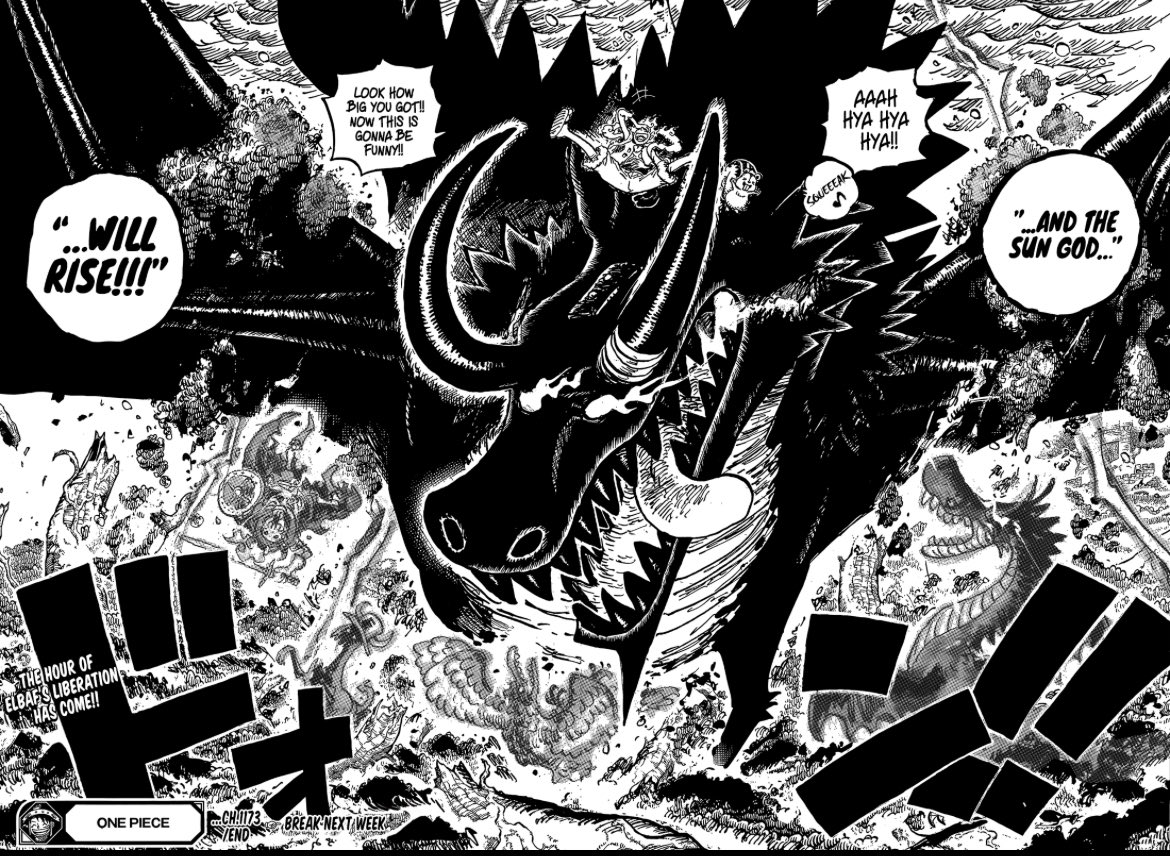 One of the greatest panels in the history of One Piece. #ONEPIECE1174