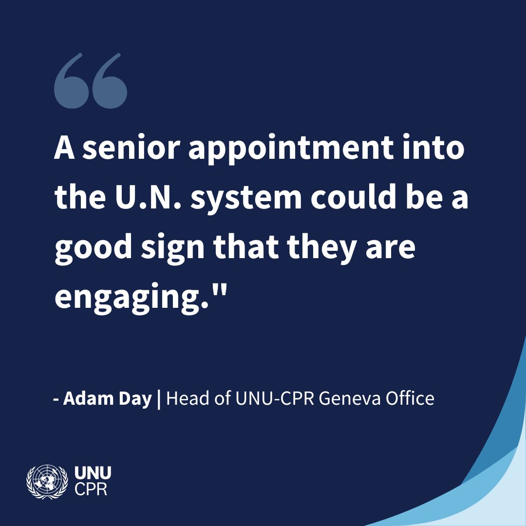 UN University Centre for Policy Research tweet media