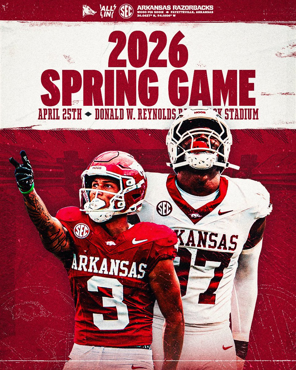 Arkansas Razorback Football tweet media