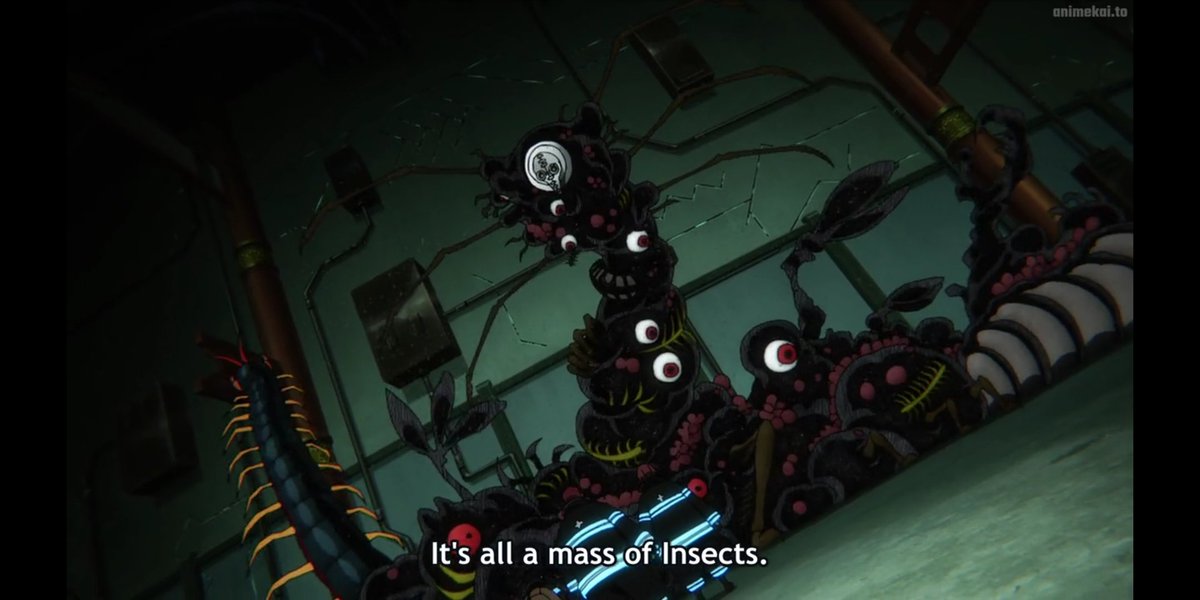 I still can't get over Fire Force having a villain who turns his body ...