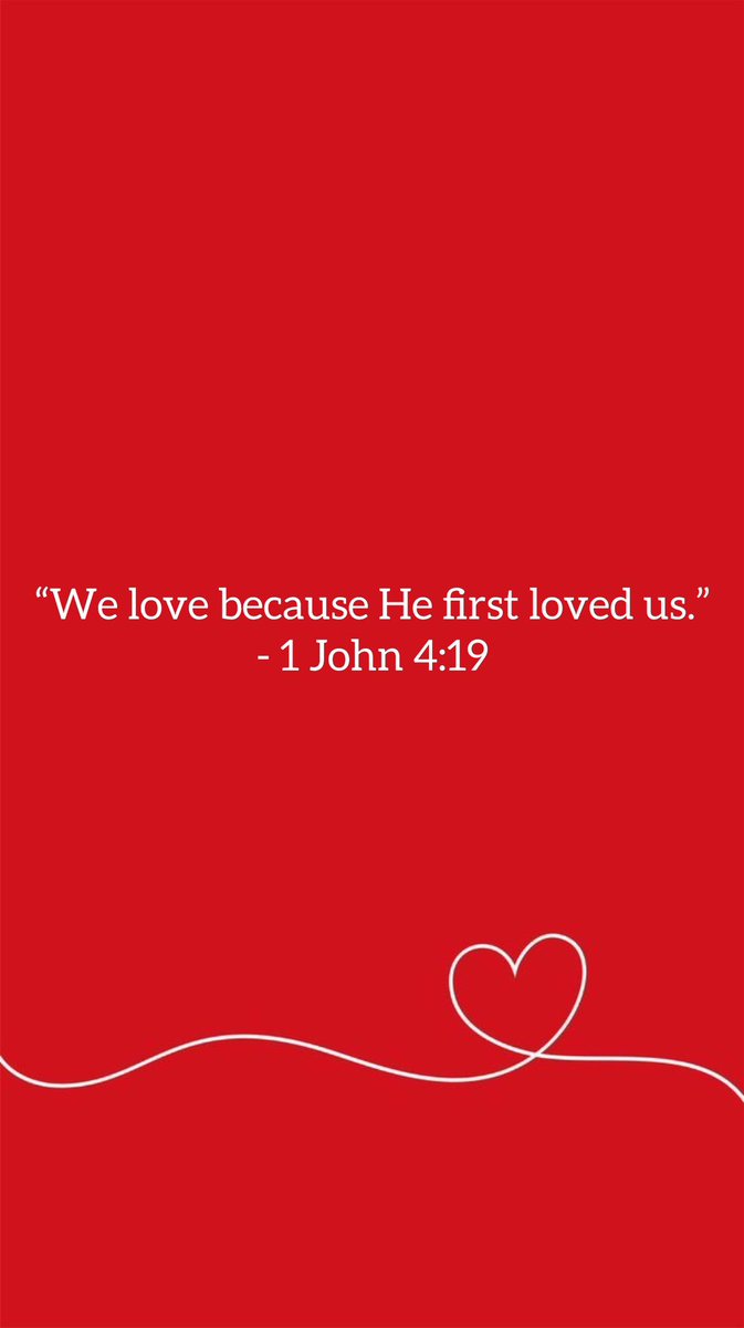 1 John 4:19
#ValentinesDay2026