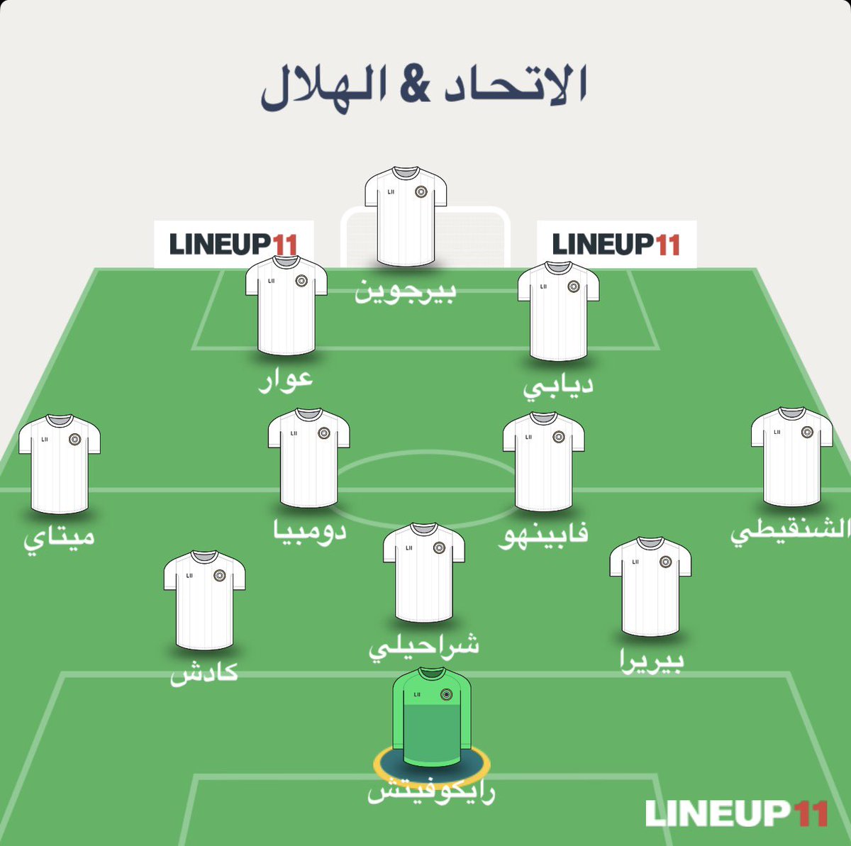 تشكيلتي قدام الهلال
532 او 523 او 343

ما ابي اشوف النصيري ما نحتاجه بمباراة مثل هذي 
نقفل صح ونعتمد على فرديات بيرجوين وعوار وديابي قدام

اشوفها الانسب رأيكم؟