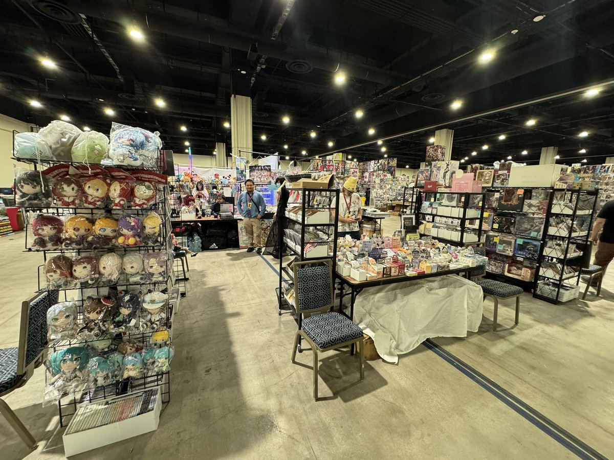 CollectorsAnime's tweet photo. Welcome to Day 1 of Katsucon! Stop by the booth at C9/D9 in the Exhibit Hall for new merch from our recent Japan trip. Also don’t forget that Genshin and Hololive merch will be 10% off this weekend! https://t.co/vJzym0ztKe
