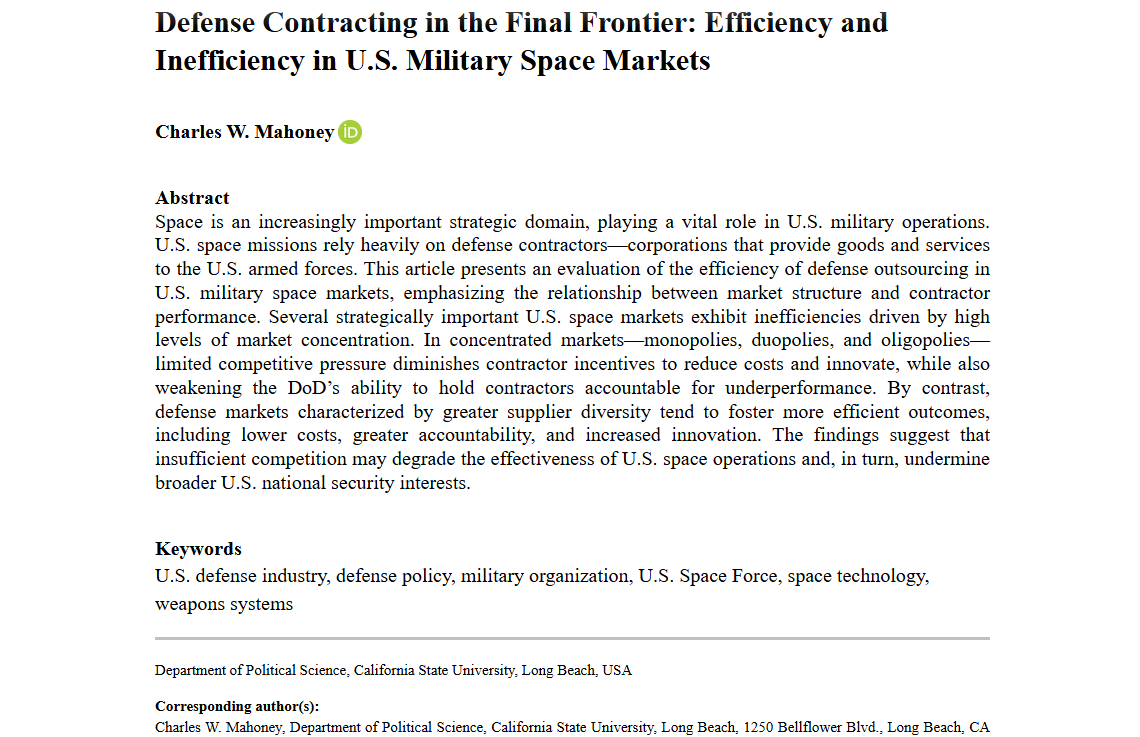 Armed Forces & Society tweet media