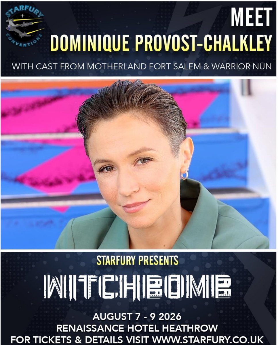 elke_d1202_mfs's tweet photo. Next guest at #WitchBomb4
#DomPC
#WynonnaEarp
#MotherlandFortSalem
#WarriorNun https://t.co/ZqmAdX79cE