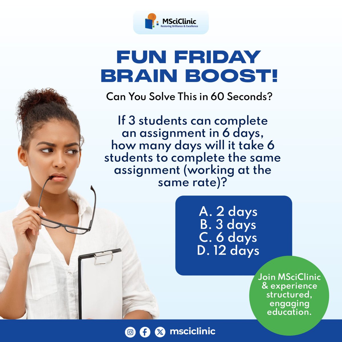 Mathematics & Science Clinic tweet media