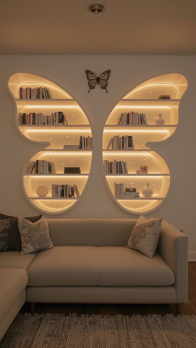 butterfly bookshelf 📚