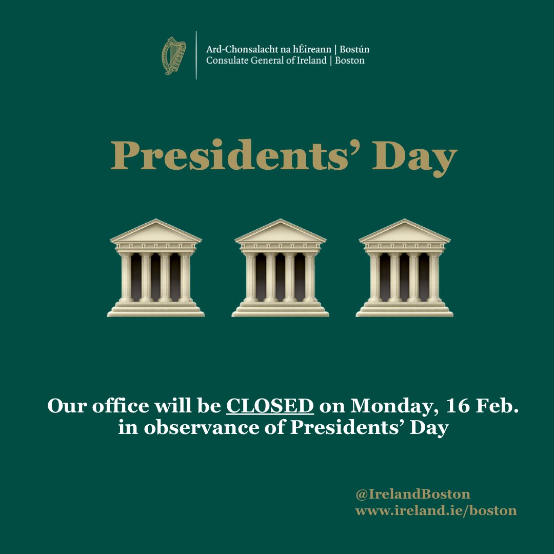 Irish Consulate Boston tweet media