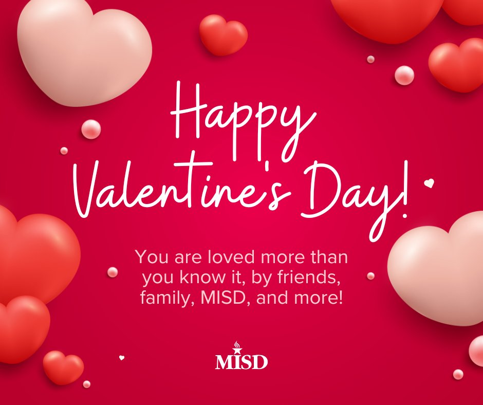 Happy Valentine’s Day to our incredible Mansfield ISD family! ❤️