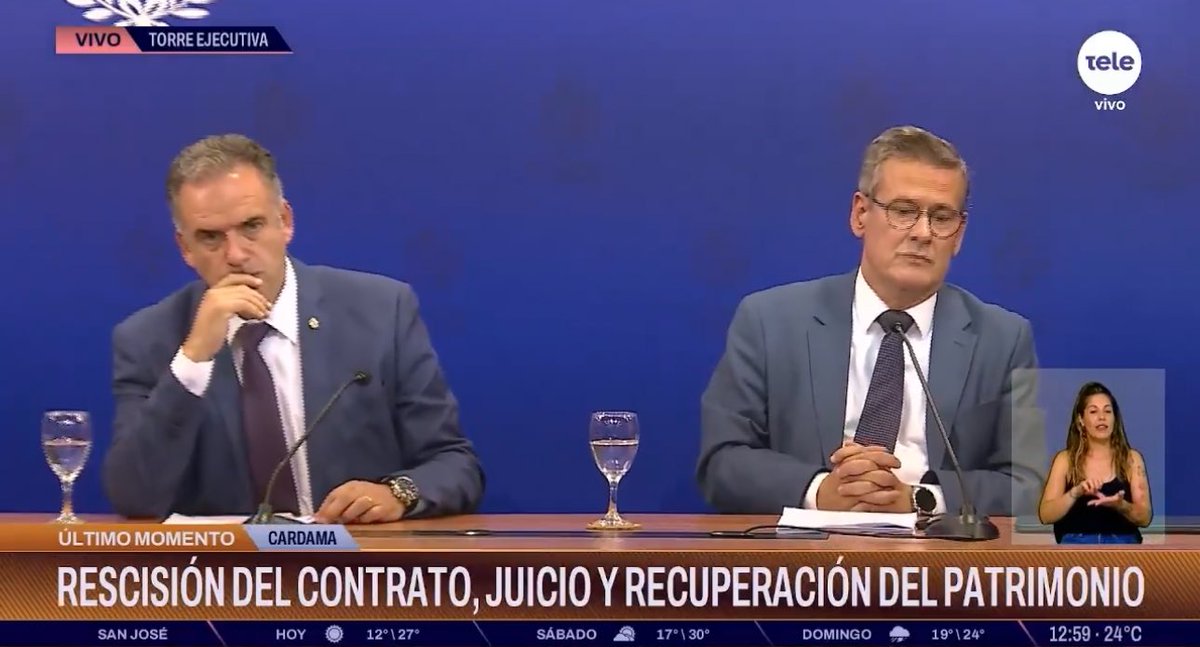 Viernes 13, graves irregularidades. 

Con Cardama

✅ NI TE CASES
✅ NI TE EMBARQUES 😉 

<a href="/OrsiYamandu/">Yamandú Orsi</a> 
<a href="/jdiazalmeida/">Jorge Diaz</a> 
<a href="/sandralazo2/">Sandra Lazo</a>