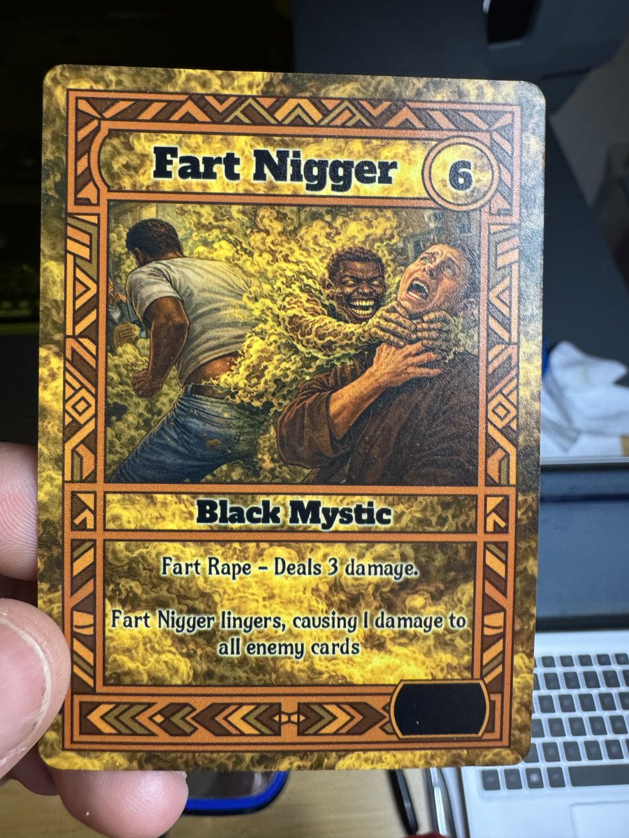 I am so happy that a new slur has been introduced to the world. I had to wake up and make a card just for this glorious occasion.