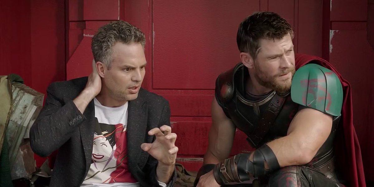 DiscussingFilm's tweet photo. Chris Hemsworth tells us that it was both comforting and strange to work with Mark Ruffalo on ‘CRIME 101’ after their work in the MCU.

“[We’re] kind of inhabiting completely different characters, it was like acting in front of a family member…” https://t.co/W3pjnhMKXT