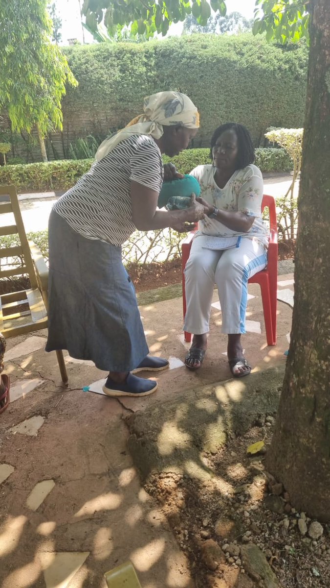 Earlier on today, Mrs. Mary Indimuli hosted a group of small-scale farmers where they discussed among other issues, ways of maximizing their output through minimal input.