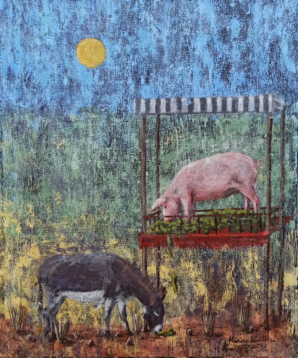 munenekariithi's tweet photo. The Scenario 
Acrylic on canvas 

#art #painting #contemporaryart #Politics #sociopolitical https://t.co/vJWl0hw1j8