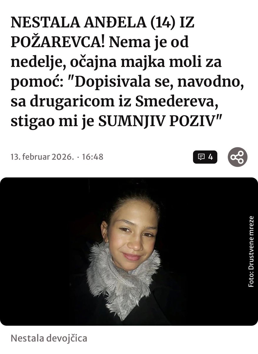 izvesnavesna's tweet image. Amber alert?!