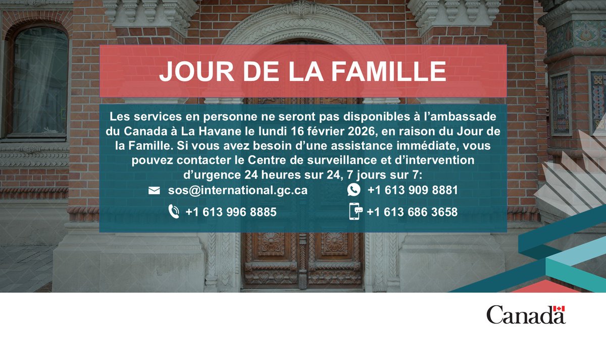 Canada à Cuba tweet media