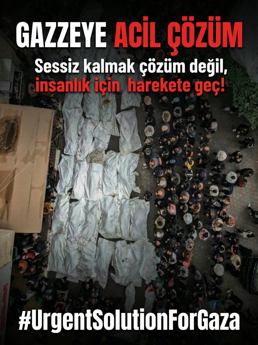 Sessiz kalmak çözğm değil!

Gazzeye Acil Çözüm #UrgentSolutionForGaza