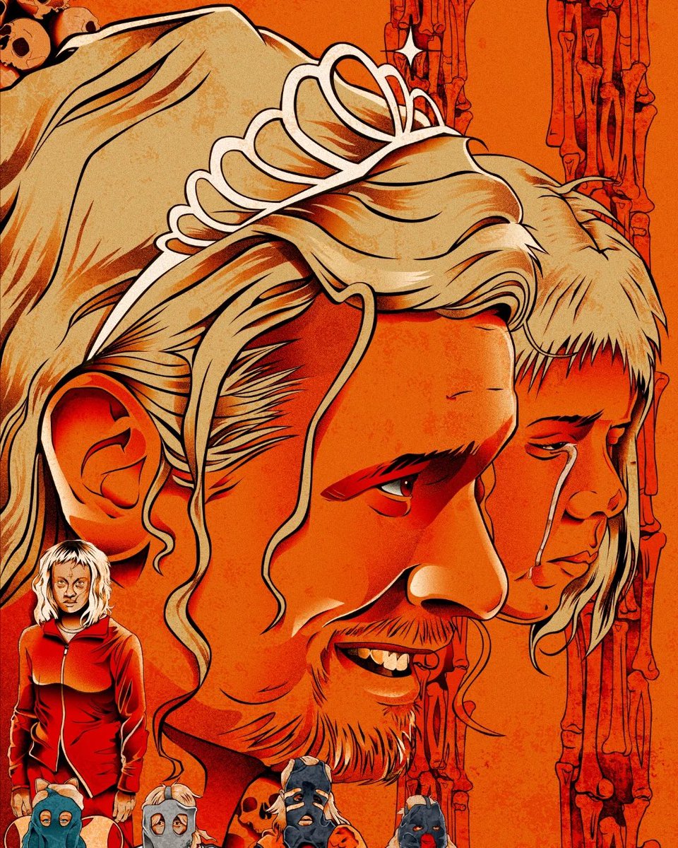 Obsessed with this stunning illustration for 28 Years Later: The Bone Temple by @/samiamillustrations on IG! 🔥🎨