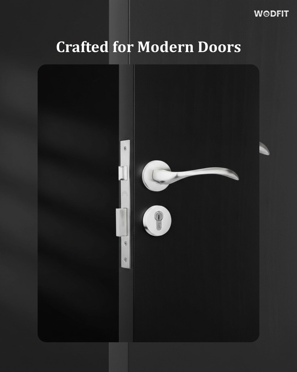 wodfitofficial's tweet image. Premium mortise lock = stronger home security 🔒
Smooth operation. Durable build. Built to last.
Choose Wodfit.
#Wodfit #HomeSecurity #MortiseLock #QualityHardware
