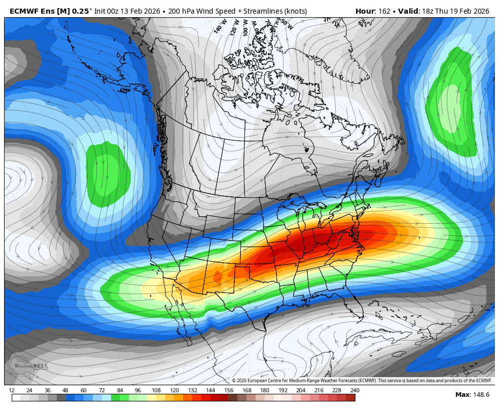 A significant pattern shift is beginning as a trough sets up out West ...