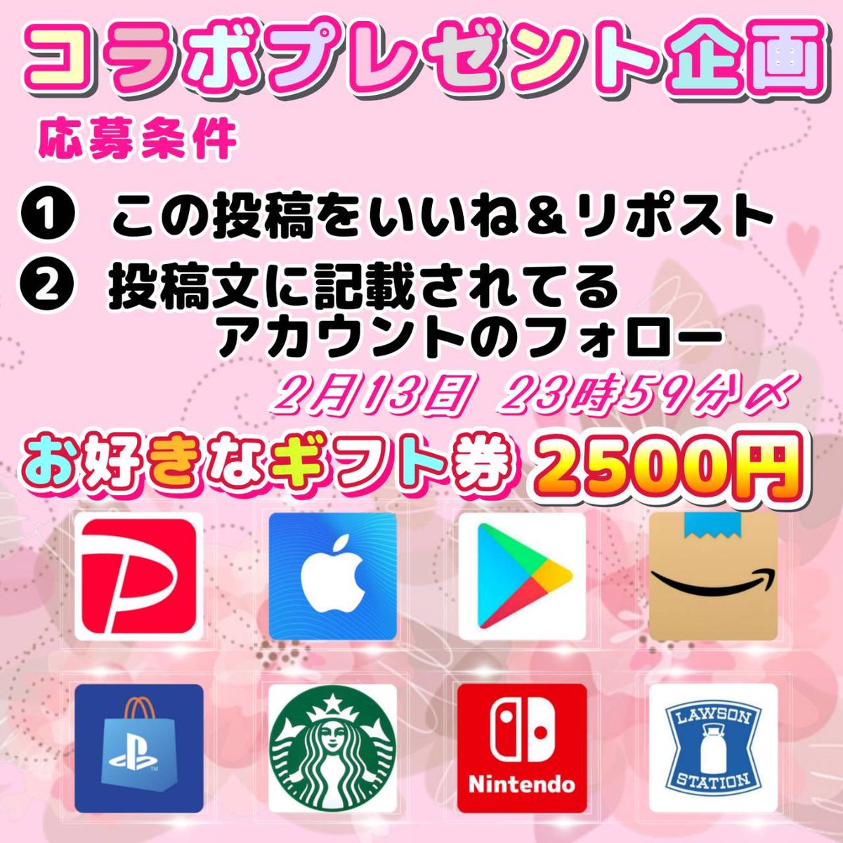 プレゼント企画について