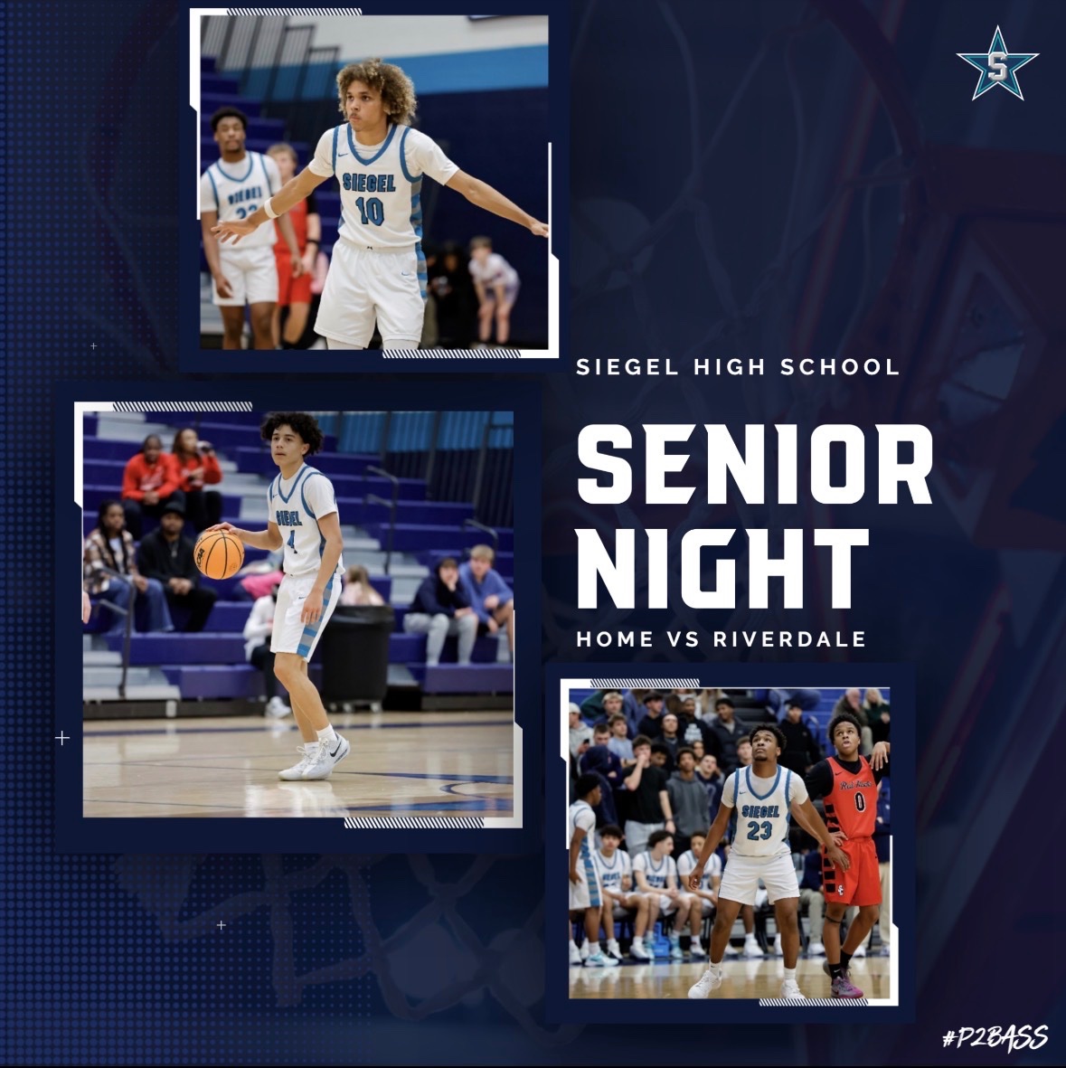 siegelmbb's tweet photo. SENIOR NIGHT @ The Nation! 

@SiegelAthletics 

#P2BASS https://t.co/GLINr4EpTn