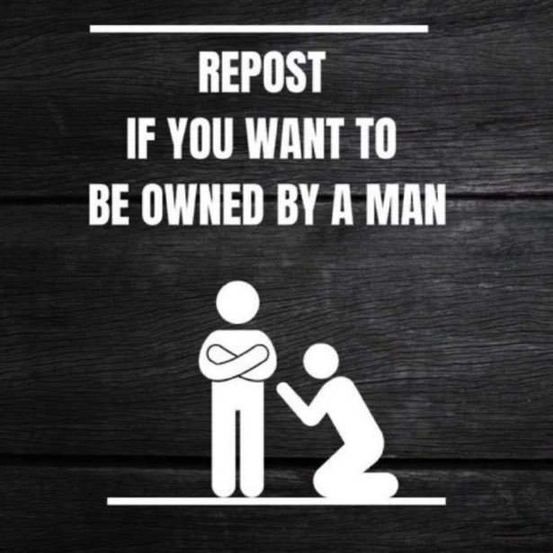 by a superior muslim man !.