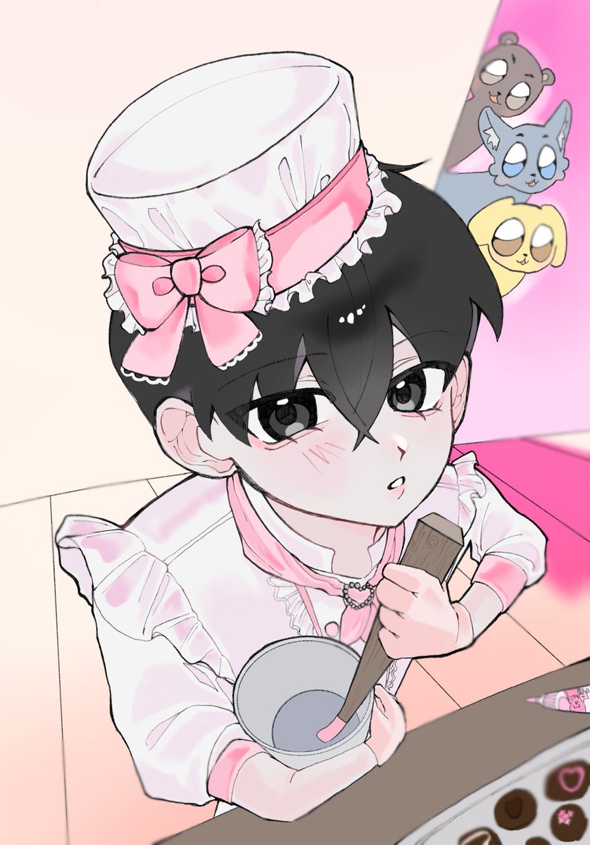 해피발렌타인
세진이는 초콜렛을 누구한테 줄지