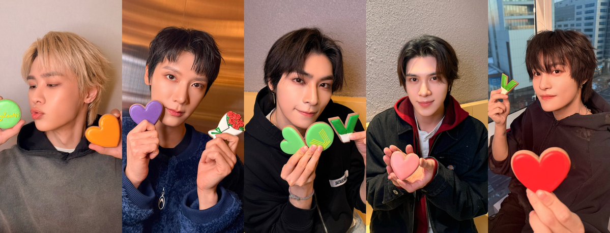 🧡💜💚🩷❤️
웨이션브이 멤버 컬러는 역시 이거지