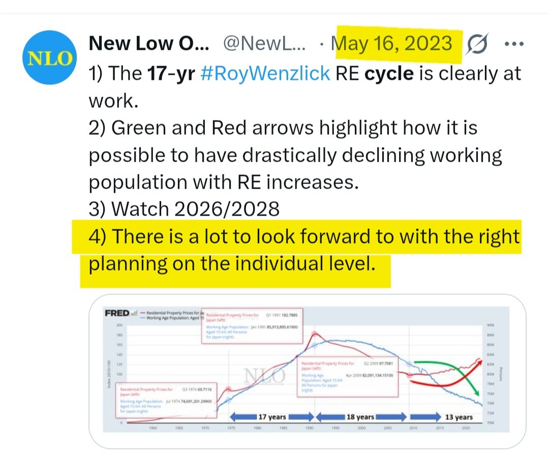 NewLowObserver's tweet photo. 2026: "Asian stocks have made their best start over US equities since at least 2000: @TheTerminal 

Aug. 2023: "This is why Japan will boom."

July 2023: re Japan: "There is a boom in the offing." 

May 2023: "watch 2026/2028"

Jan 2025: "crowding in effective coming to Japan" https://t.co/RQfLCkndCe