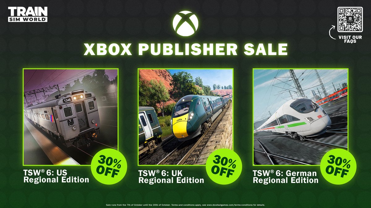 trainsimworld's tweet image. There's still time to pick up @Xbox deals in the Publisher Sale 🏷️ 

👉  bit.ly/xbox-publisher…

#XboxPublisherSale #XboxSale #TSW6