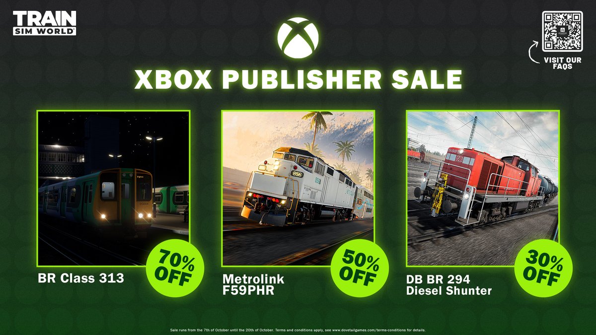 trainsimworld's tweet image. There's still time to pick up @Xbox deals in the Publisher Sale 🏷️ 

👉  bit.ly/xbox-publisher…

#XboxPublisherSale #XboxSale #TSW6