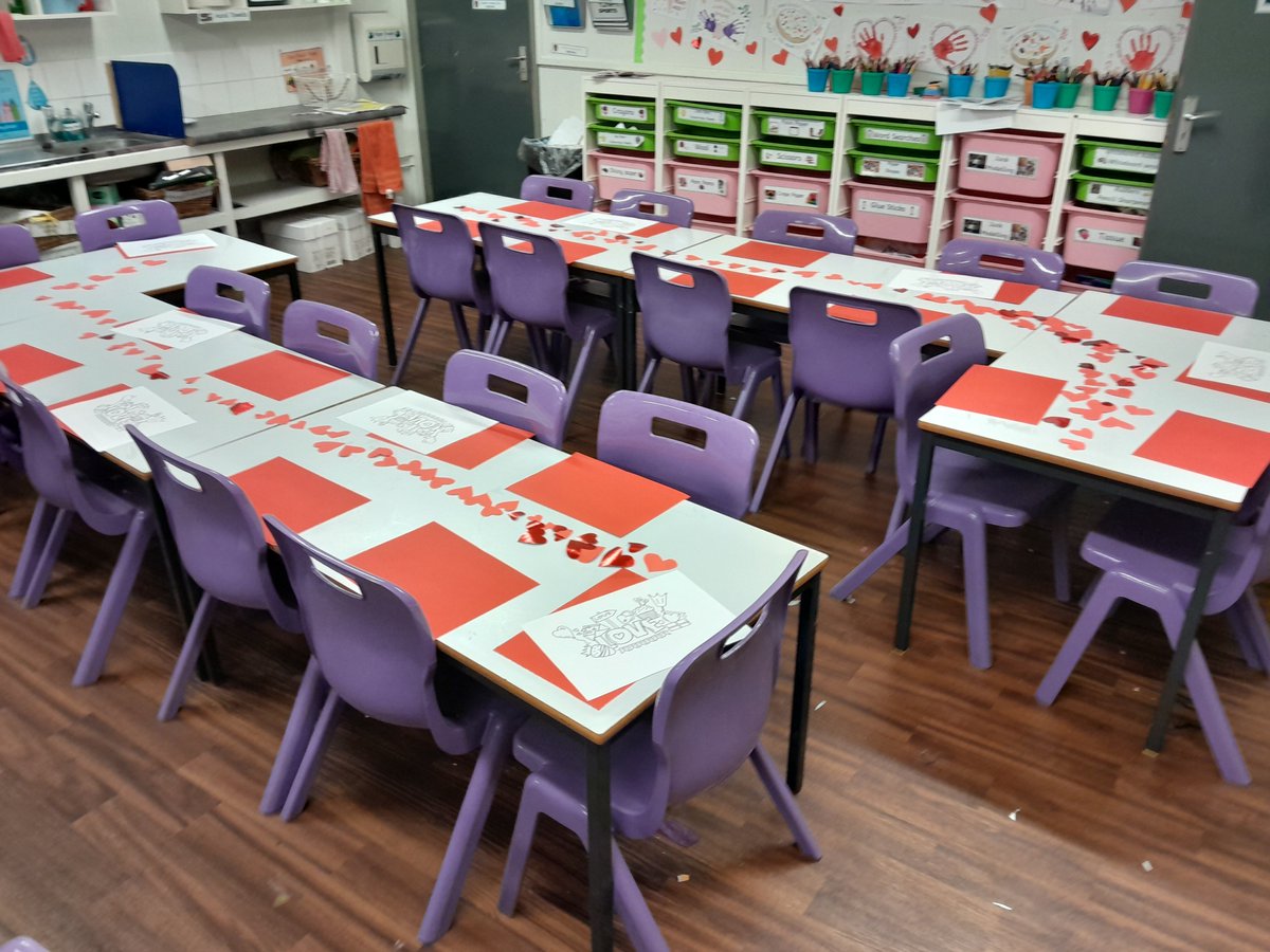 KPS_OOSC's tweet photo. Valentines Day  has arrived early in the Out Of School Club 😍 @KingsPriory https://t.co/sMhG7Z5C5o