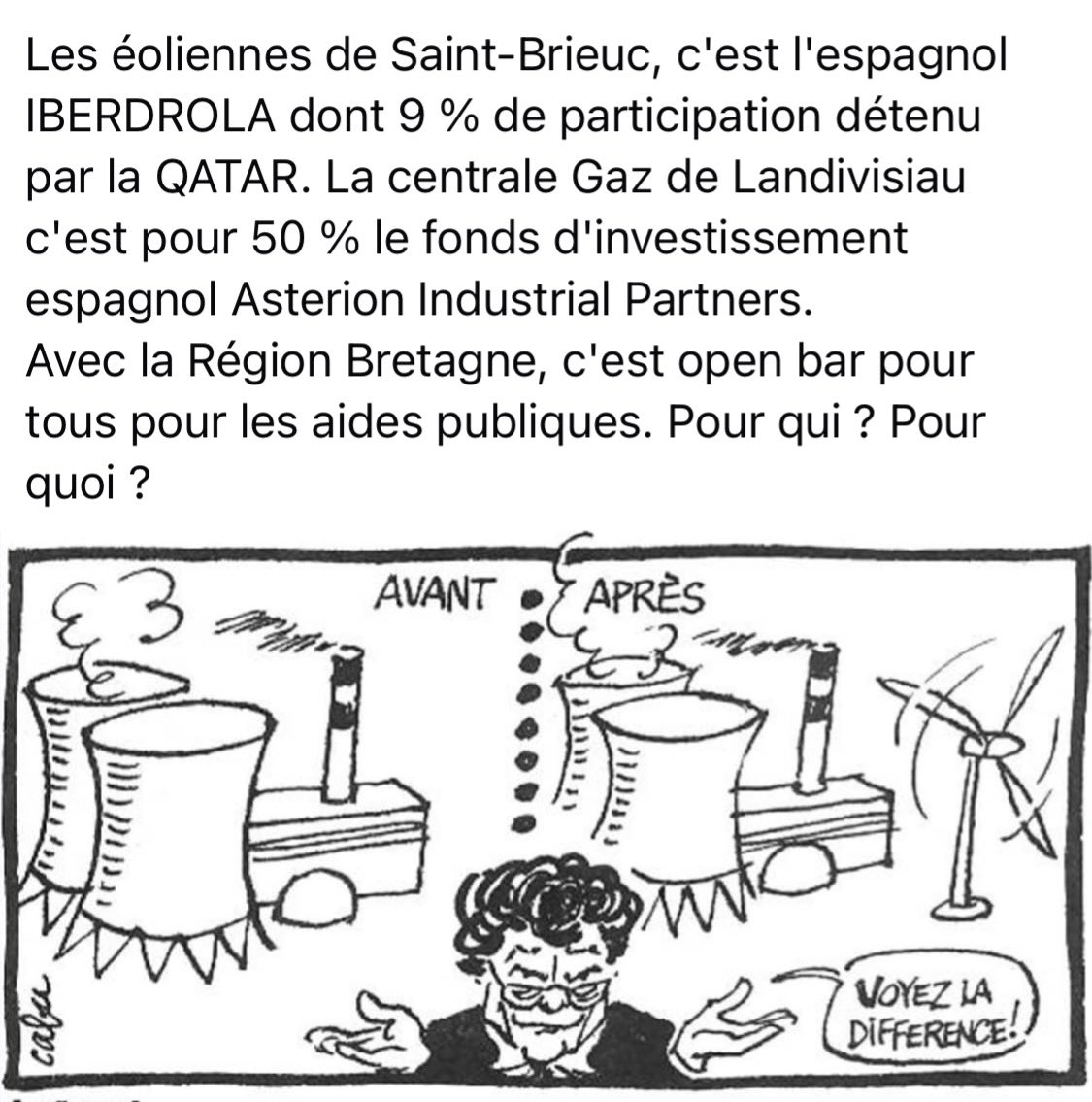 PPE3 et stratégie de souveraineté énergétique de la France mise en avant par le gouvernement ? Mais de qui se moque t’on ? Indépendance vis à vis du Qatar comme le dit APR ?