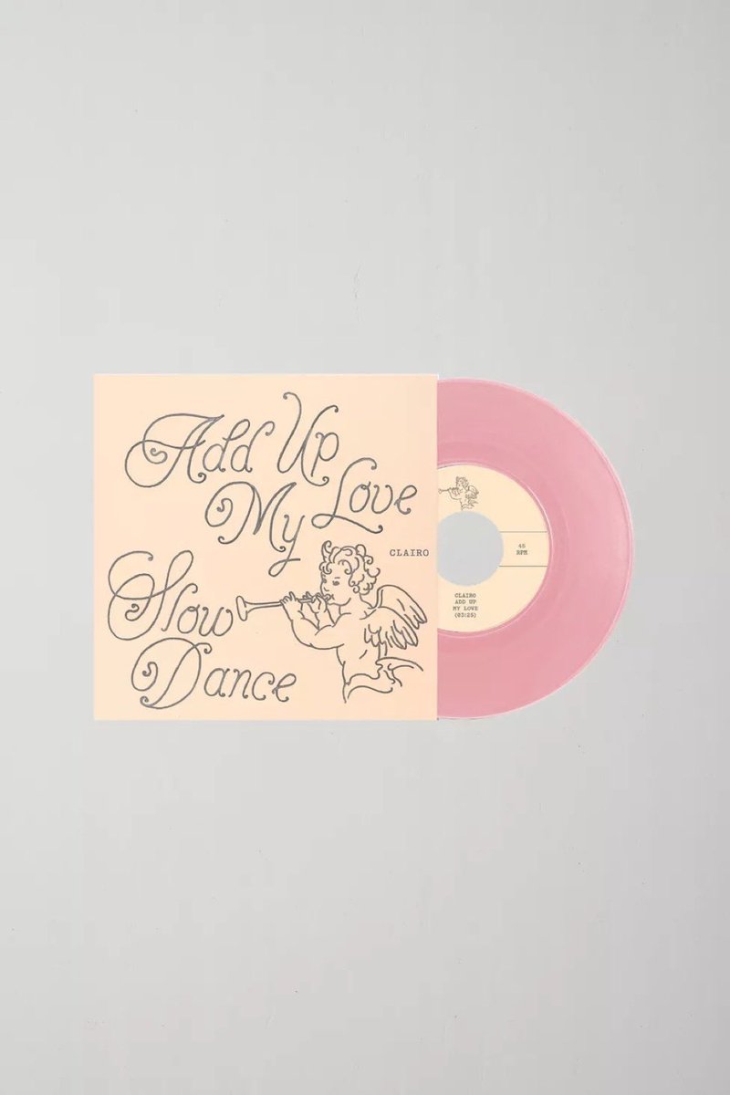 Clairo Add Up My Love / Slow Dance 7インチ Clairo Add Up My Love Slow Dance UO Exclusive 7-inch Single Vinyl