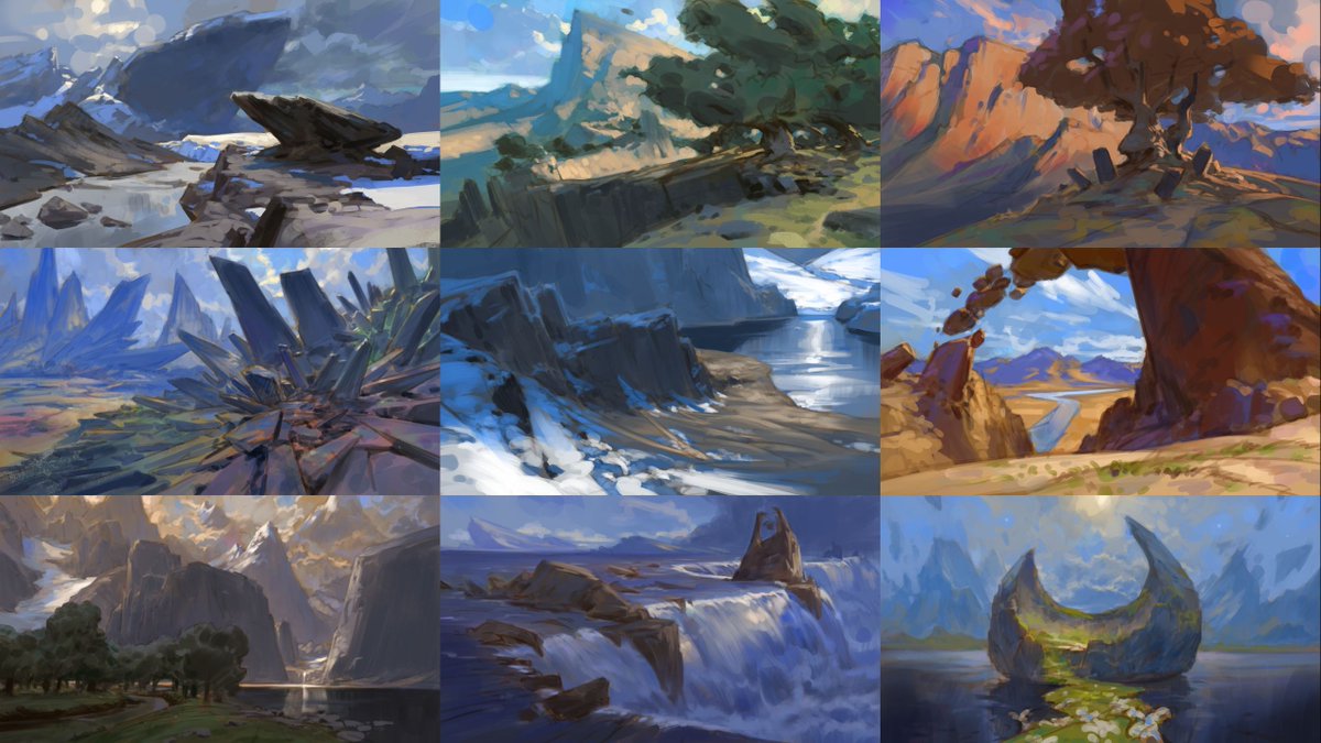 9 sketches from this last week, but which one should I finish?